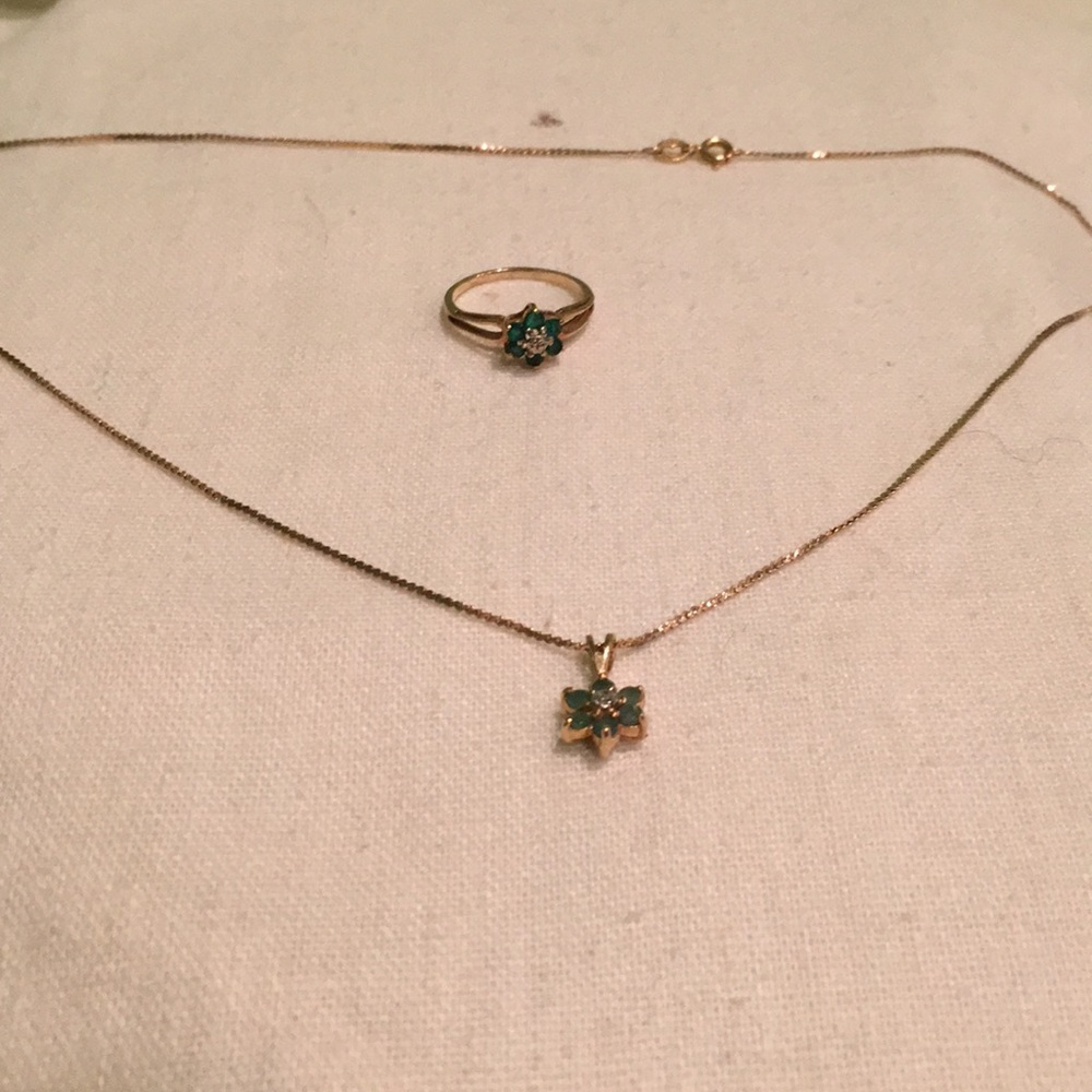 Ring and Necklace Set